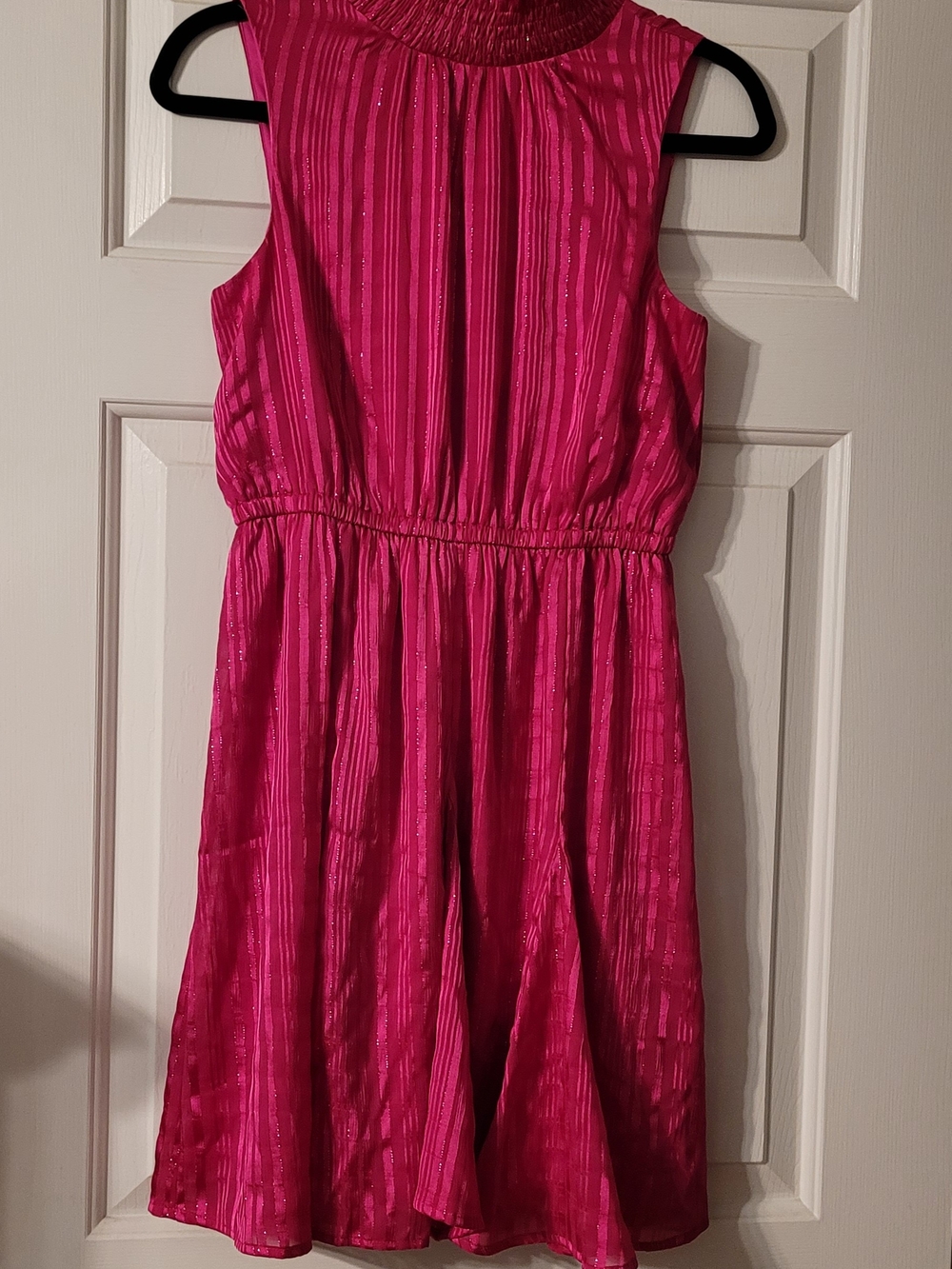 Nine West Fuchsia Sleeveless A-Line Dress